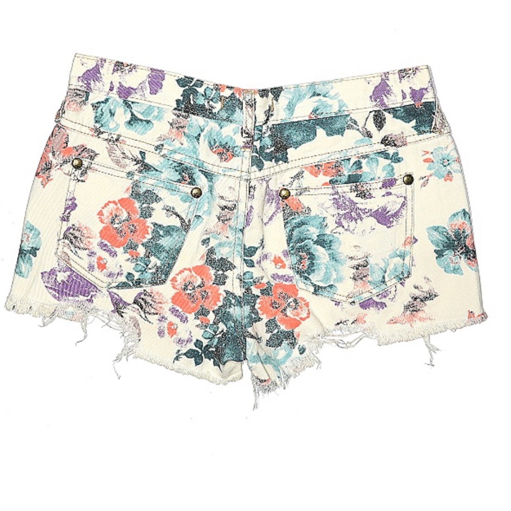 Free People ~ Size 26 Waist ~ Denim Floral ~ Worn once
